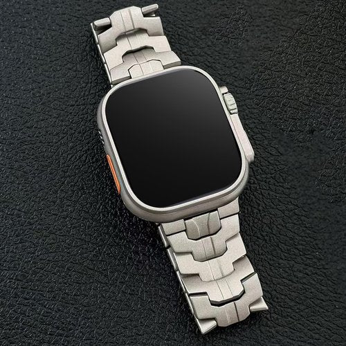 Lamshaw Compatible for Amazfit Helio Bands, Quick Release Stainless Steel Band Metal Strap with Folding Clasp Replacement Straps Compatible for Amazfit Helio Fitness Tracker Wristband (Titamium)