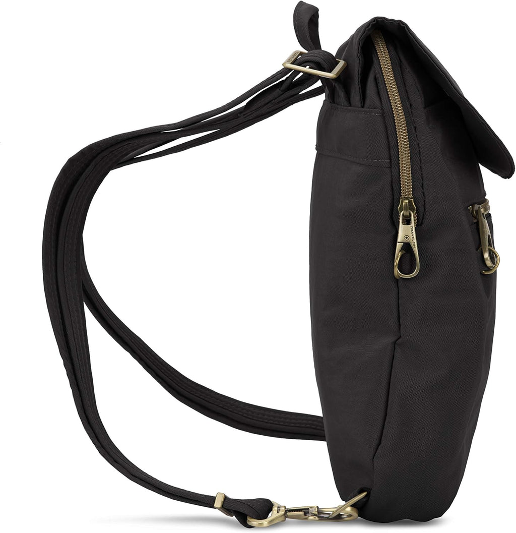 Travelon Anti-Theft Slim Backpack - Stylish, Secure Design for Travel | Lightweight & Compact