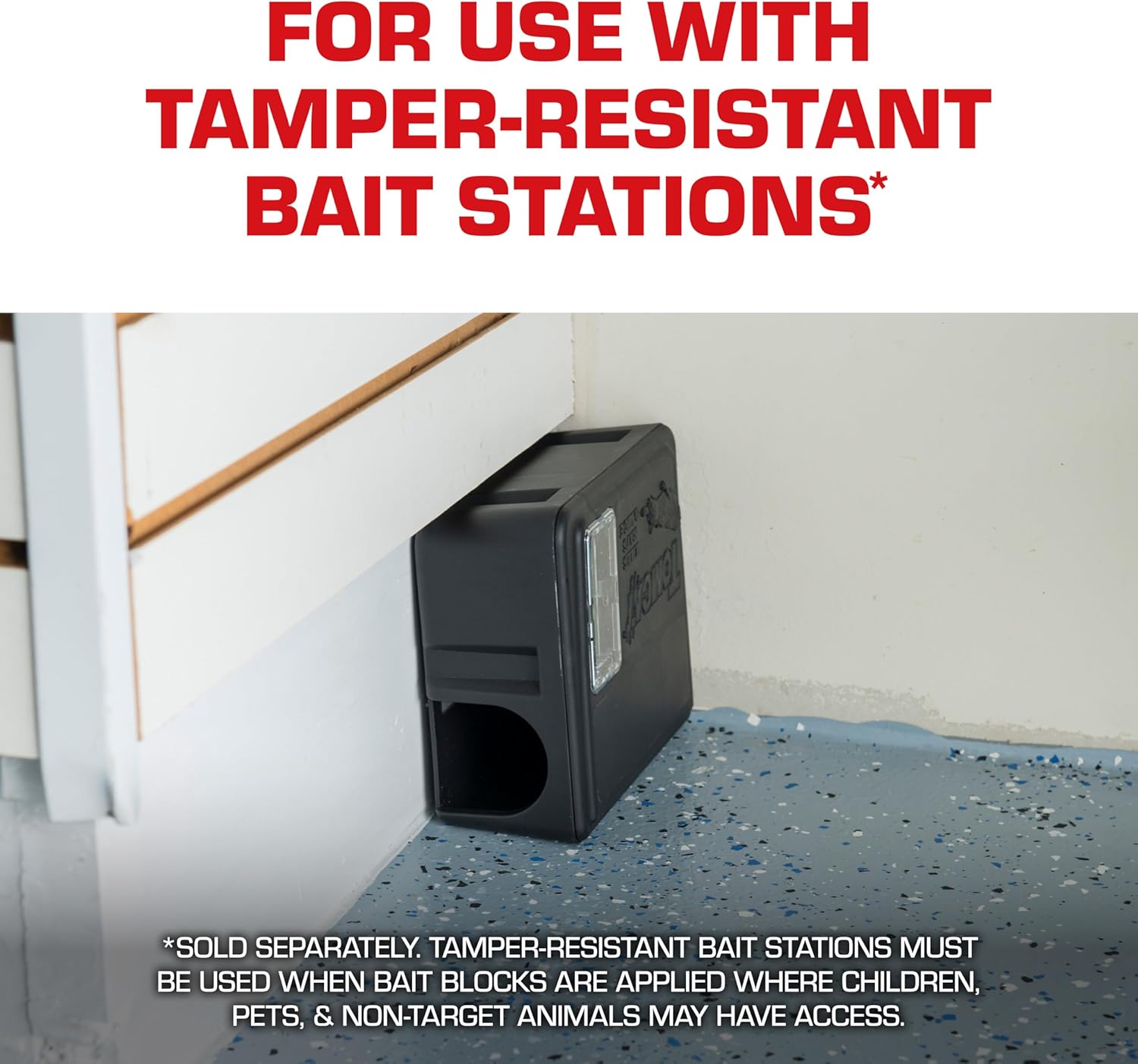Tomcat Bromethalin Bait Chunx - Effective Rat and Mouse Control Blocks | 4 lbs for Agricultural Use