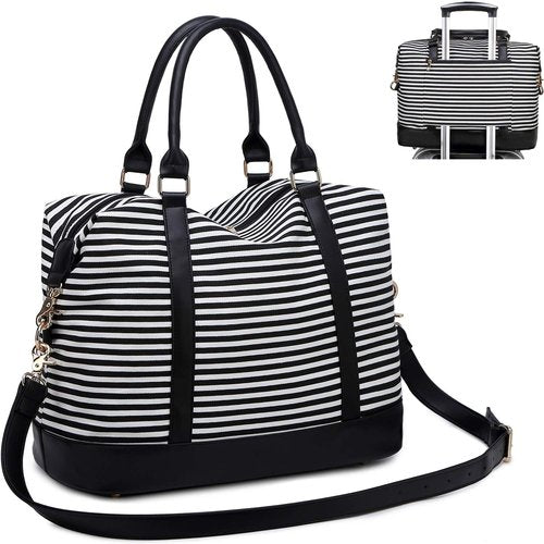 CAMTOP Travel Bag - Stylish Canvas Weekend Overnight Luggage for Women | Versatile & Durable