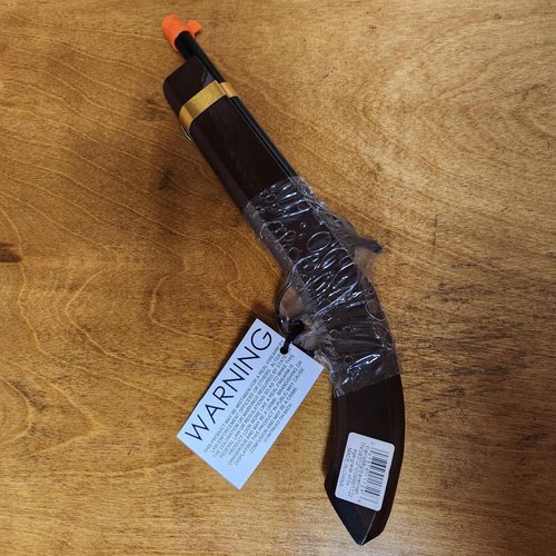PARRIS CLASSIC QUALITY TOYS EST. 1936 Kentucky Rifle and Pistol Bundle - Real Wood & Steel Construction, Real Wood Stock, Pre-1898 Design