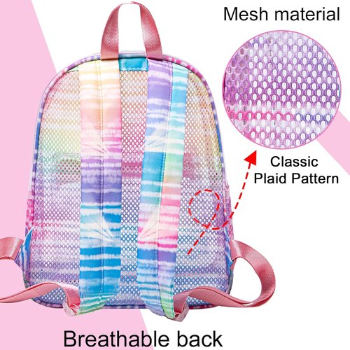 BTOOP Clear Mini Backpack - Transparent Stadium Bag for Concerts & Festivals | 12"x12"x6" Size