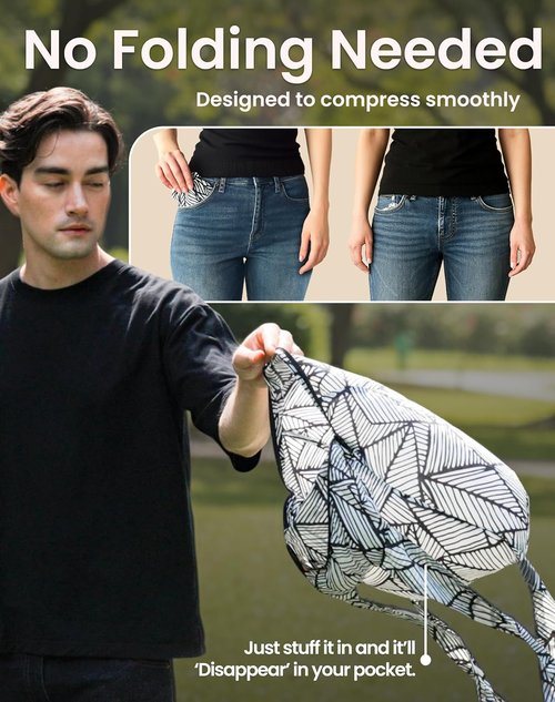 Nanobag Daypack - Ultralight 16L Foldable Backpack for Travel & Hiking | Reusable & Packable Design