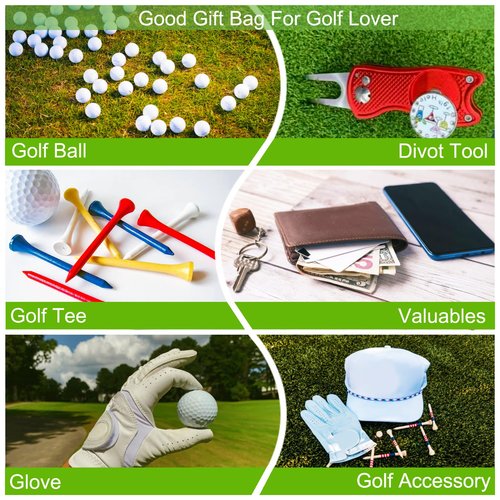 CORECISE Golf Accessory Bag Organizer for Men - Golf Valuables Pouch