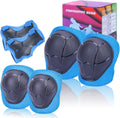 SHENMOREN Kids Protective Gear Set - Knee Pads, Elbow Pads & Wrist Guards for Ages 3-10 | Ideal for Skating, Cycling & Rollerblading