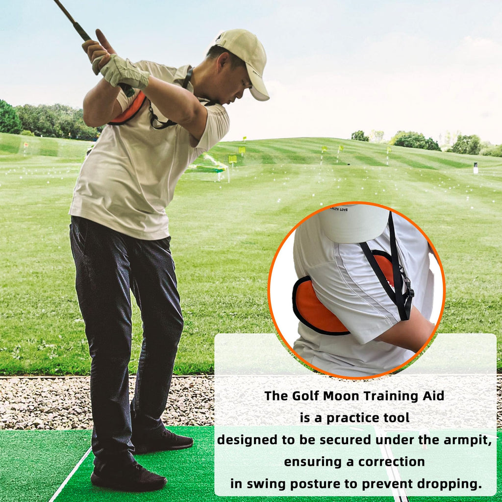 THE GOLFER STORE Golf Swing Trainer Aid Golf Swing Trainer, Portable Golf Training Aid Golf Posture Corrector Amend Chicken Wing for Beginners