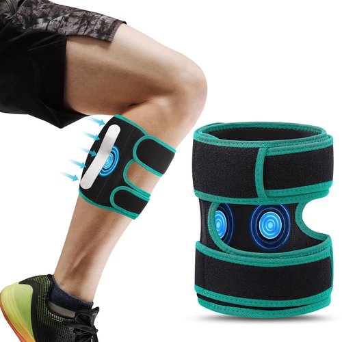 Sciatica Pain Relief Devices Brace, Sciatic Nerve Brace with Adjustable Pressure Pads Targeted Lower Back & Leg Compression for Sciatic Pain, Sciatic Ease Calf Support for Unisex Men Women - Geen