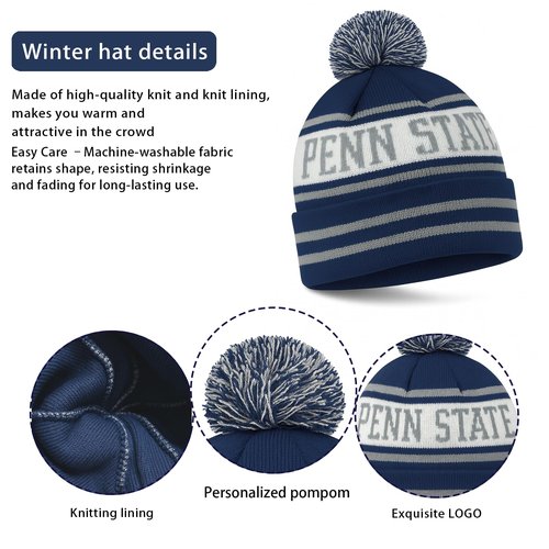 Vintage Classic Skull Cap Beanie Hat with Gloves Cuffed Winter Hat Knit Comes Gifts for Men Women Fans