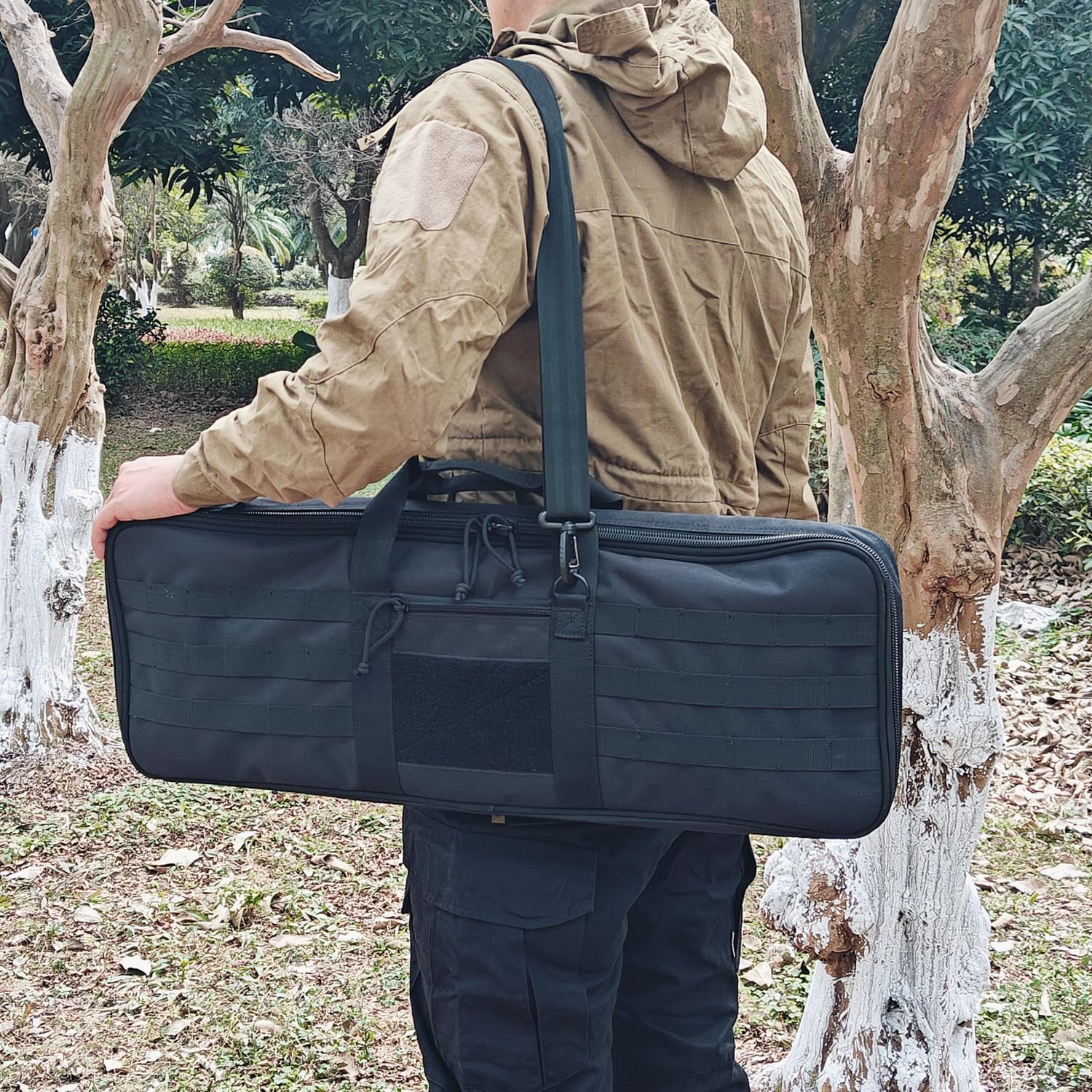 XTACER Tactical Bow Case - Fully Padded MOLLE Recurve Takedown Bow Storage | Durable Protection