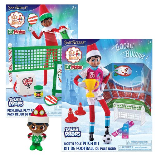 The Elf on The Shelf Sporting Set: Polar Props™ North Pole Pitch Kit and Pickleball Play Pack