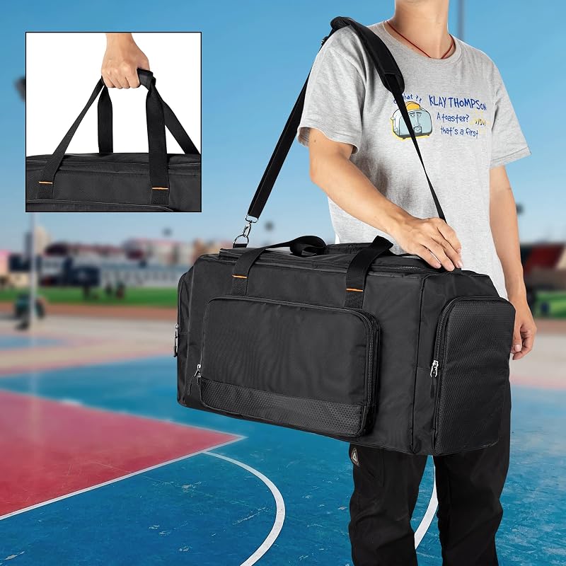 DSLEAF Sneaker Travel Bag 4 Shoes Duffle Bag with Dividers