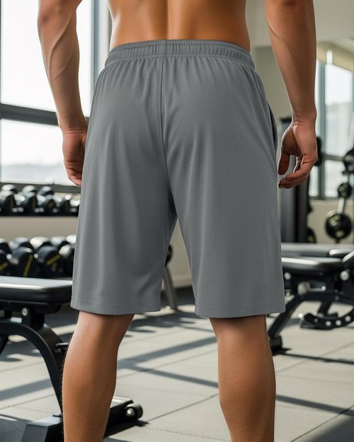 NY Threads Men's Athletic Shorts - Quick Dry Lightweight Running & Gym Shorts with Pockets (2 Pack)