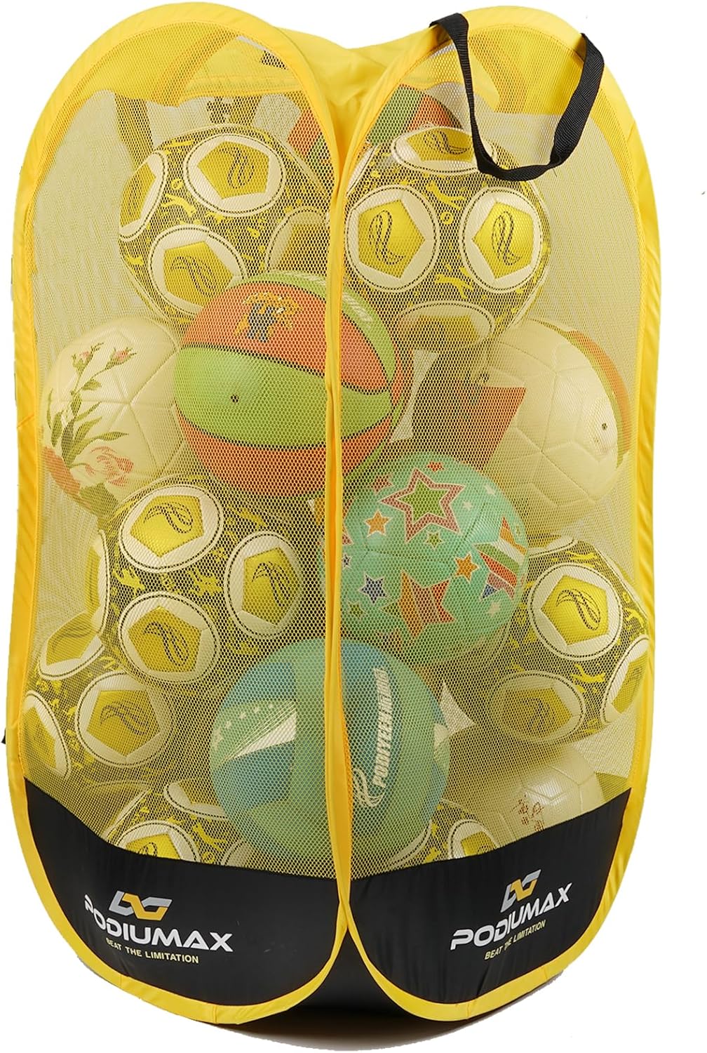 PodiuMax Soccer Ball Storage Backpack - Adjustable Strap & Organizer for Up to 22 lbs of Sports Gear