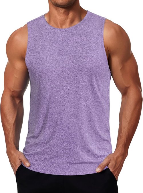 COOFANDY Men's Dry Fit Workout Tank Top - Sleeveless Athletic Shirt with UPF 50+ Protection | Summer Gym Essential