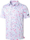 Obla Men's Golf Polo Shirt - Short Sleeve Dry Fit Performance | Moisture-Wicking Casual Style