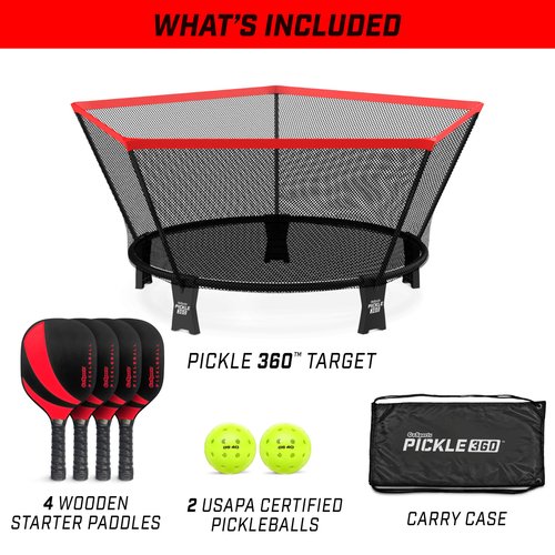 GoSports Pickle 360 Classic Paddle Ball Game Set - Pickleball Without a Court
