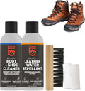 Gear AID Revivex Leather Shoe & Boot Cleaner Kit - Restore Sneakers, Work & Hiking Boots, Includes Soap