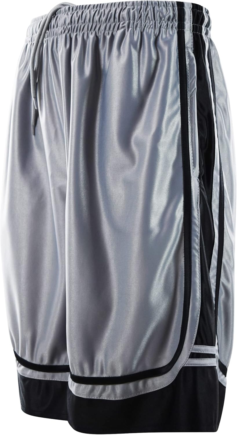 ChoiceApparel Men's Two-Tone Basketball Shorts - Comfortable with Pockets | Sizes S to 4XL