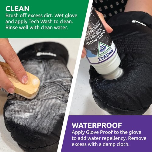 Nikwax Glove Proof - High-Performance Waterproofing Treatment for Leather & Fabric Gloves | Restores DWR & Breathability