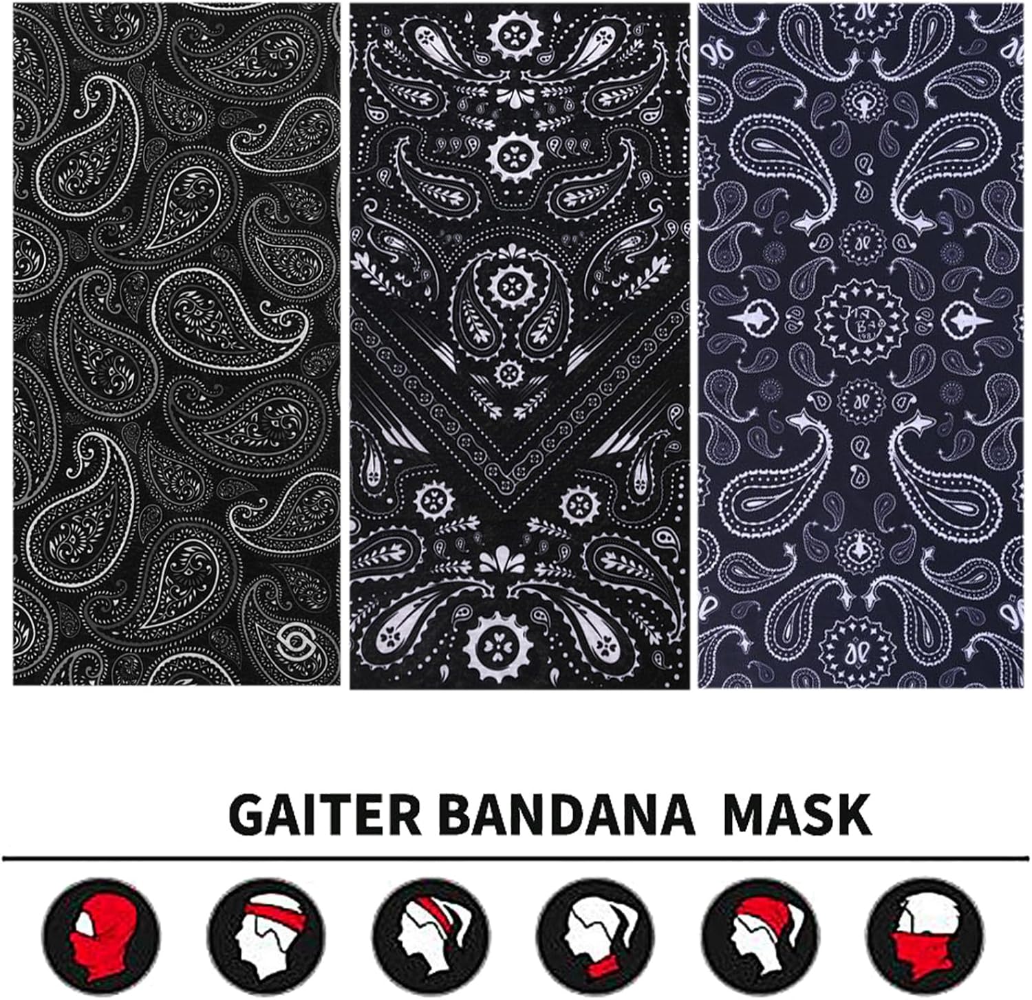 Skiennix Neck Gaiter Face Cover - Breathable Sun & Dust-Proof Scarf for Cycling, Running, Hiking