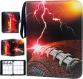 Football Card Binder - 900 Pockets Trading Card Holder with Sleeves | Durable Storage Organizer