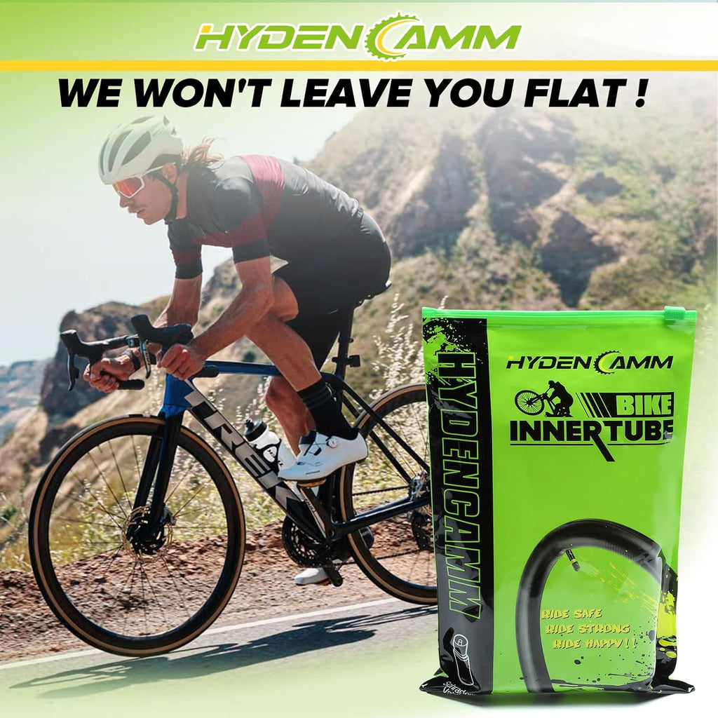 Reliable Bicycle Tube by [Brand Name] - 2 Pack with Tire Levers & 32mm AV Schrader Valve | Sizes 12"-29"