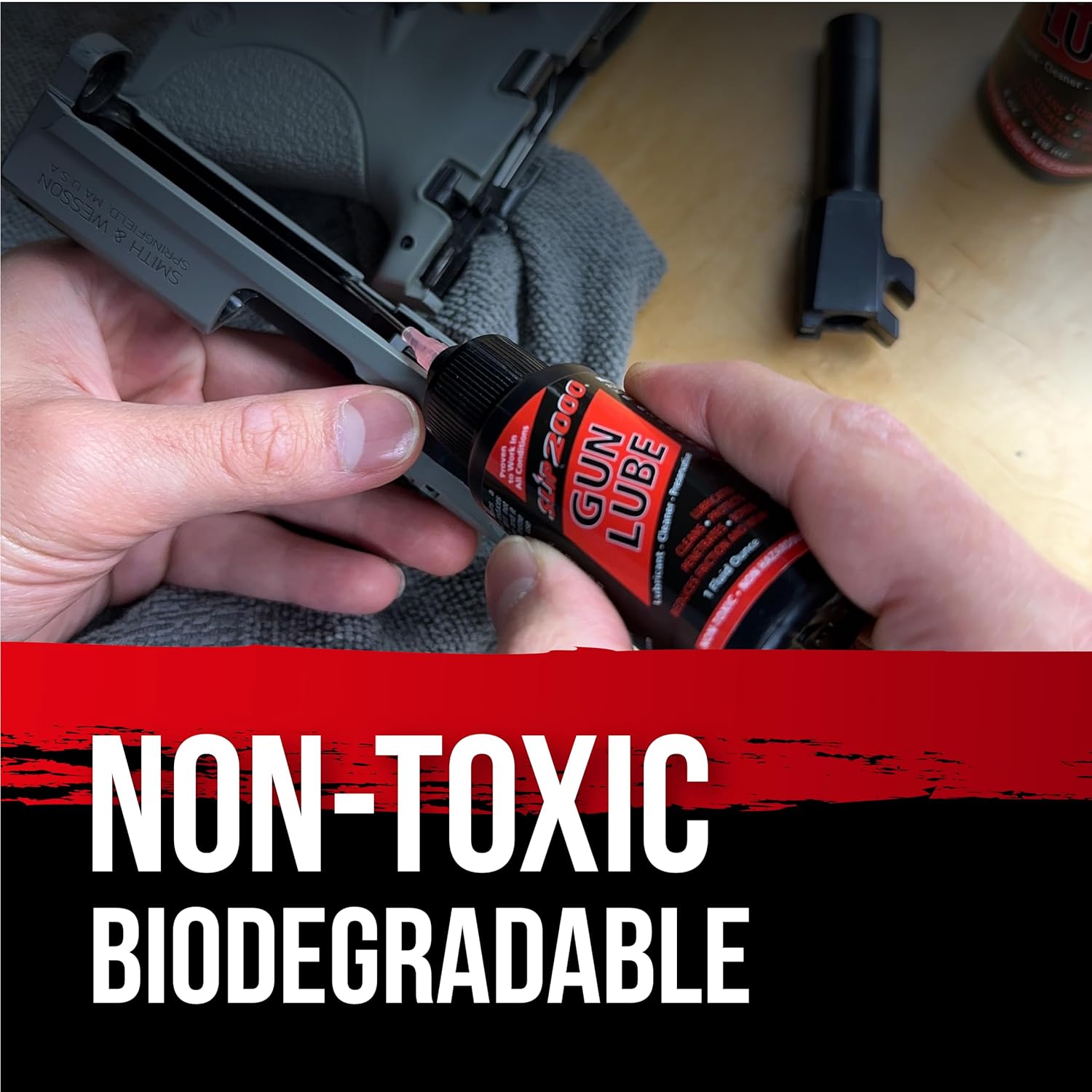 Slip 2000 Gun Lube - Buddy Pack with Needle Tip Applicator | 100% Pure Synthetic CLP, 4 oz & 1 oz