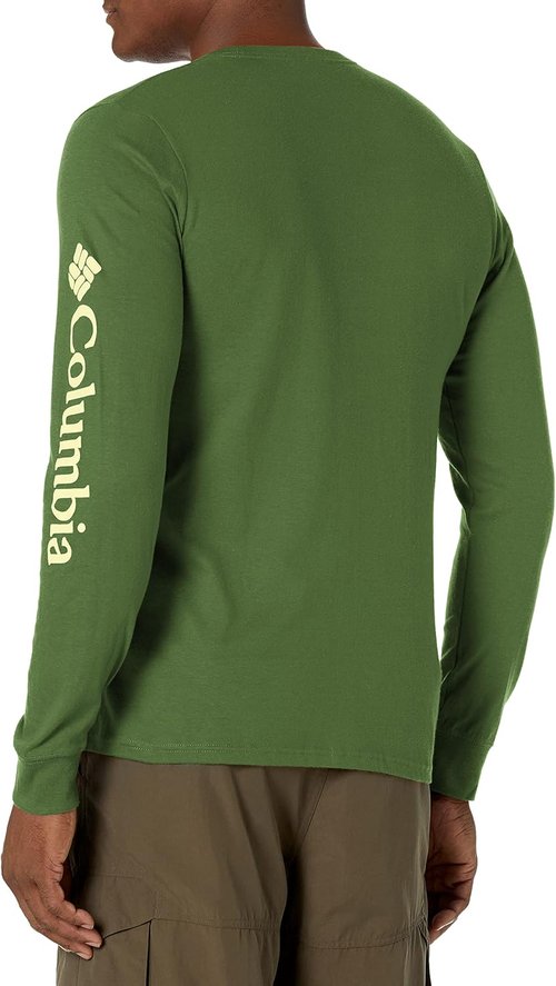 Columbia Men's Americana Saltwater Fish Flag Long Sleeve Shirt - Comfortable & Stylish