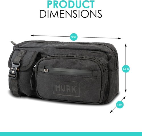 MVRK Crossbody Bag - Minimalist & Durable Design for Everyday Adventures | Ideal for EDC, Hiking, Running
