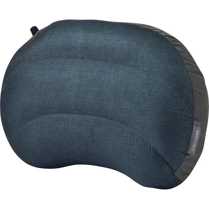 Air Head Down Inflatable Camping Pillow by Therm-a-Rest, Midnight Print - 11 x 15.5 Inches