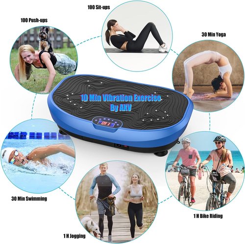 AXV Vibration Plate - Whole Body Workout Machine for Weight Loss & Toning | Home Fitness Platform