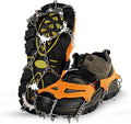 Unigear Crampons - Traction Ice Cleats with 18 Spikes for Hiking, Walking & Climbing | Durable Snow Grips