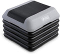 Circuit Fitness by Marcy Adjustable Height Aerobic Step Platform - Non-Slip Rubber Surface, 16x16 Inches