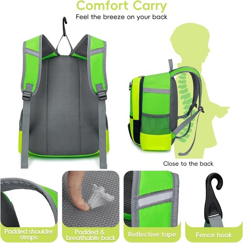 KAVIGOR Youth Baseball & Softball Bag - Ultra-Light Tball Backpack with Shoe Compartment & Helmet Holder