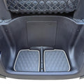 Xtreme Mats Rubber Bag Well Mat Compatible with Club Car Precedent, Onward, Tempo and Atlas Golf Carts (Grey Trim)