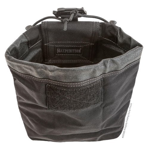 Maxpedition Rollypoly Folding Dump Pouch (Black) 9.4 inch