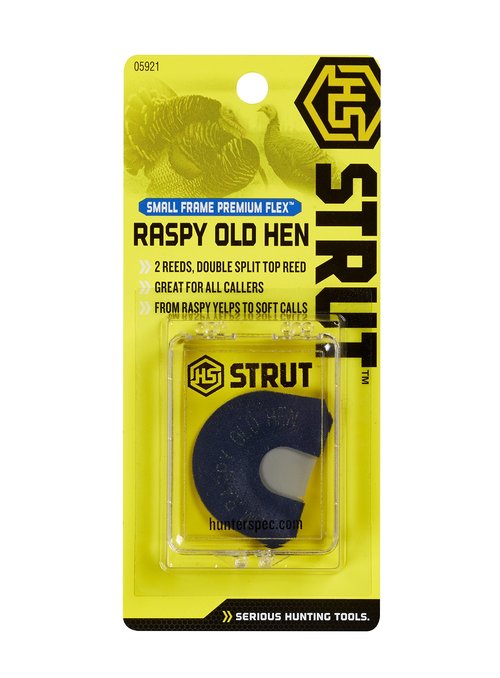 Hunters Specialties H.S. STRUT Youth Raspy Old Hen Diaphragm Turkey Flex, Small, Multi