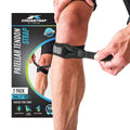 CROSSTRAP Stabilizing Patella Knee Strap | Patella Tendon Brace for Running, Cycling, Hiking, and Sports | Pain Relief and Support, Knee Stabilizer Brace For Exercise