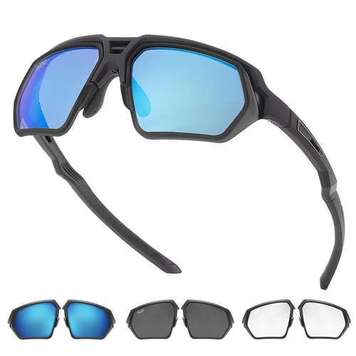 VIKISOIO Polarized Leisure Sport Sunglasses for Men Women, Sun Light Shade, UV Protection, Sport Glasses for Cycling Running Driving