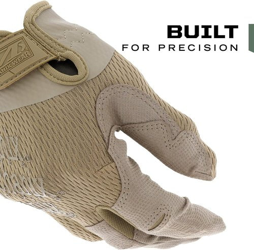 Mechanix Wear Tactical Gloves - High-Dexterity 0.5mm Work Gloves for Precision Fit | Brown, X-Large