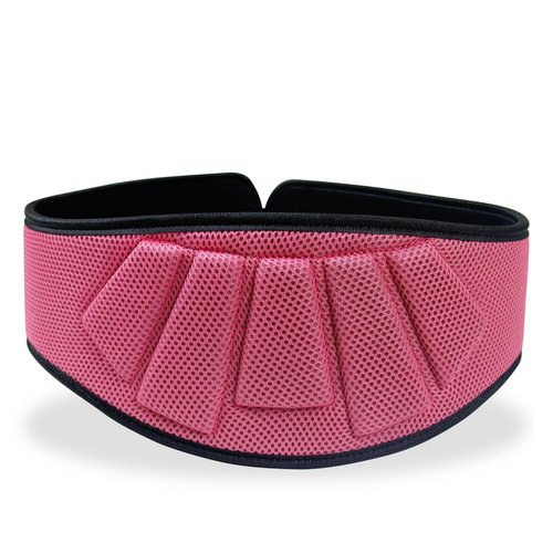 Impulse Max Sport Adjustable Weight Lifting Belt | Enhance Stability & Support for Powerlifting, Bodybuilding, and Fitness Workouts (Pink, Large)
