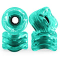 Shark Wheel 72mm 78a Longboard Cruising Wheels, DNA Formula, Set of 4 Wheels (.Transparent Emerald., 72mm)