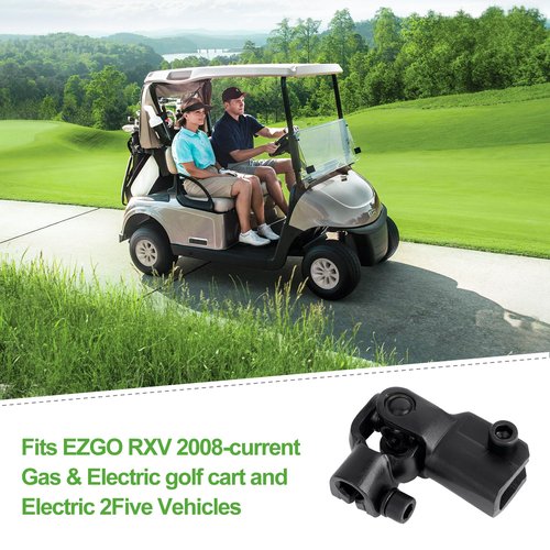10L0L Golf Cart Steering Yoke Shaft Intermediate Assembly for E-Z-GO RXV 2008-up Gas & Electric and Electric 2Five Vehicles 608114 600333 604613