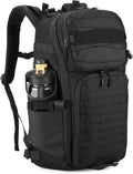 HUNTVP Tactical Backpack - 35L Military MOLLE Daypack for Work, Camping & Hiking | Black