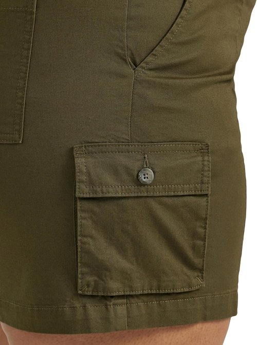 Lee Women's Ultra Lux Cargo Shorts - Flex-To-Go Comfort & Style for Everyday Wear