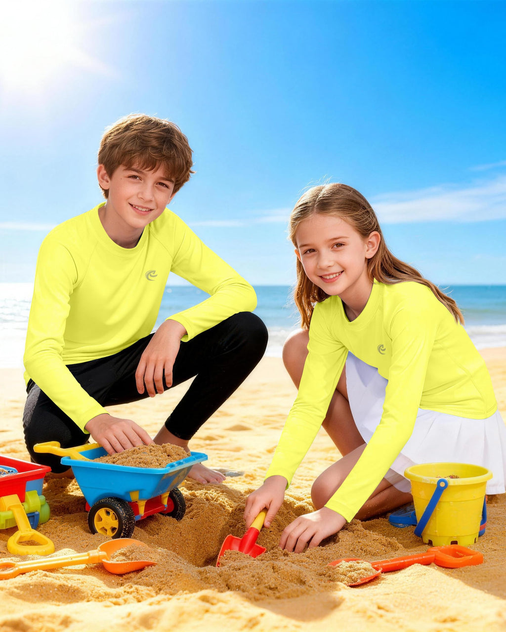 Boys Fishing Sun UV Shirt, Outdoor Youth Long Sleeve SPF Quick Dry Running Swimming Rash Guard T-Shirt