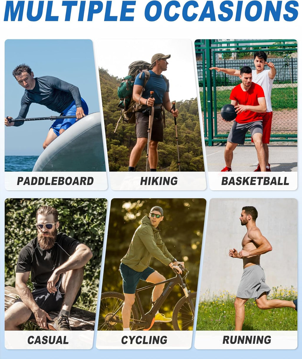 BALENNZ Men's Basketball Shorts - 7 Pack with Pockets | Quick-Dry Athletic Gym Activewear