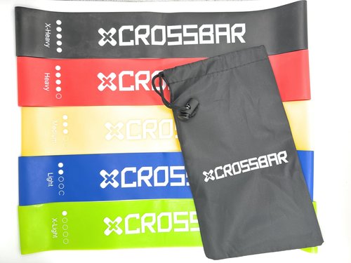 Resistance Bands for Working Out, Elastic Exercice Loop Bands for Physical Therapy, Yoga Starter Set of Stretch Bands for Booty Legs, Pilates Flexbands (Standard)
