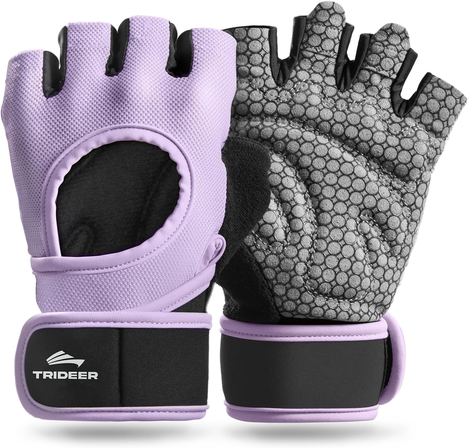 Trideer Weight Lifting Gloves - Full Palm Protection & Wrist Support for Gym Training | Unisex Fitness Gear