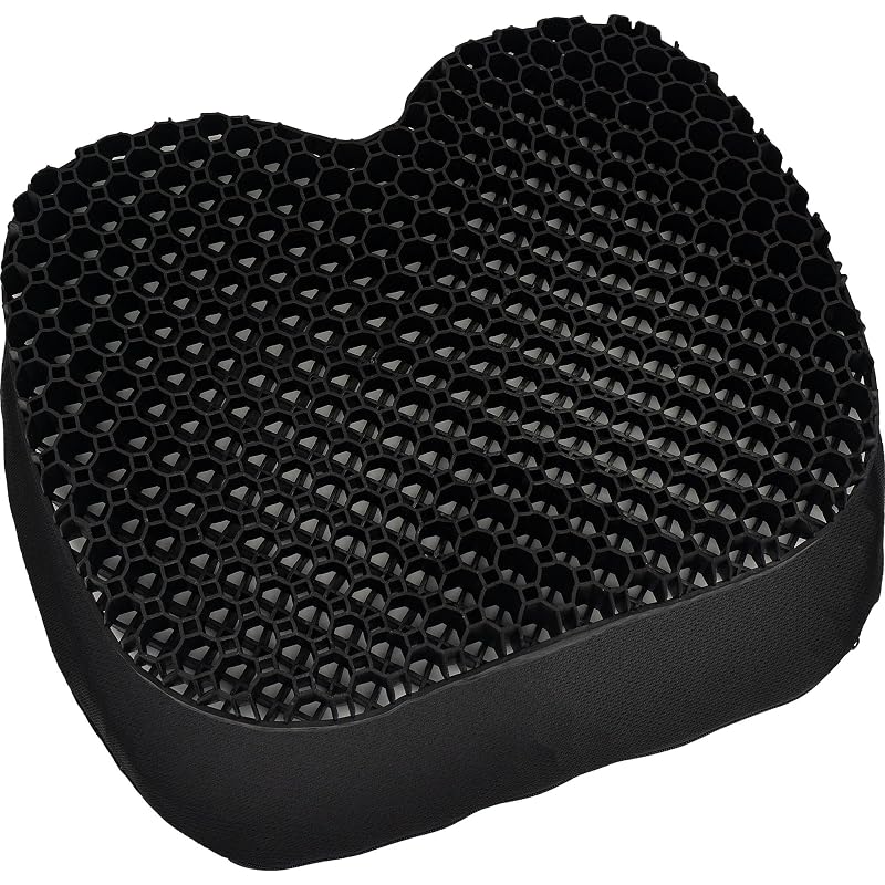 Kayak Seat Cushion Anti-Slip Gel Pad for Long Trips | Black Variation